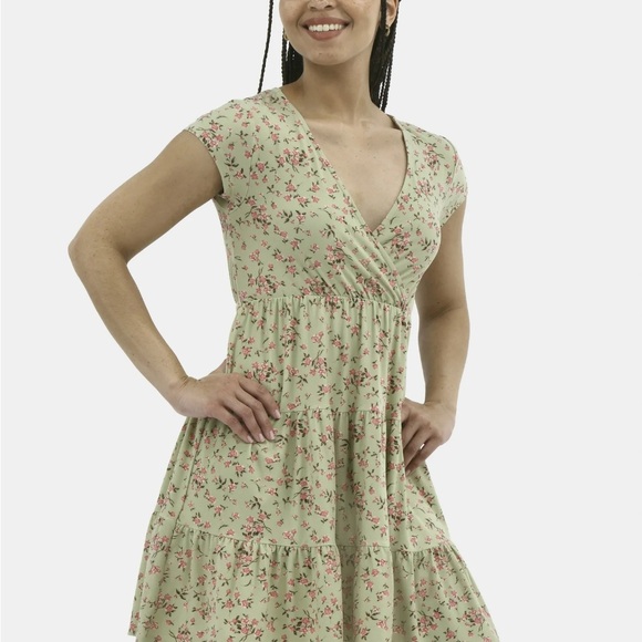 Buttery Soft Floral Mini Dress - Picture 2 of 4